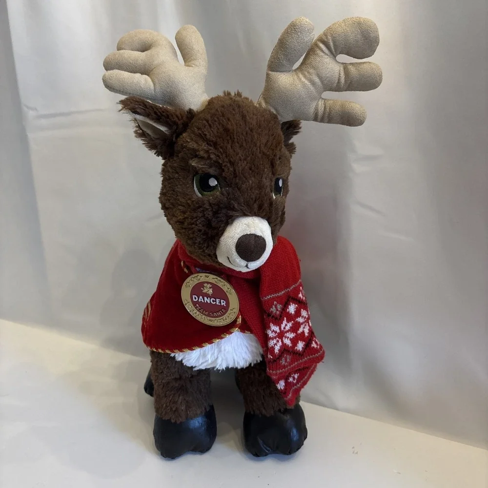 2014 Build A Bear Plush Dancer Team Santa Christmas Reindeer 16